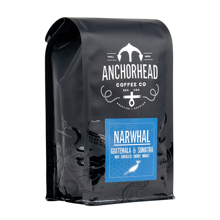 Anchorhead Coffee Narwhal House Blend - Whole Bean - 12oz