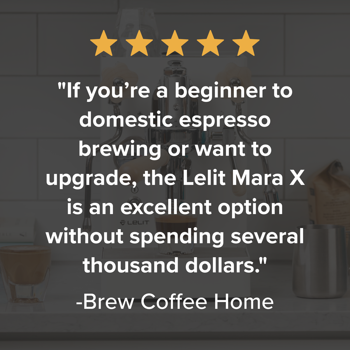 LELIT Mara X Espresso Machine