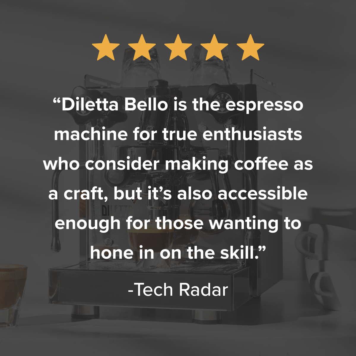 Diletta Bello Espresso Machine